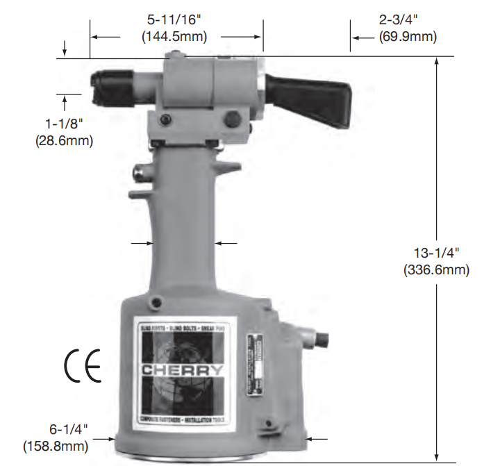 CHERRY G84 中型气动液压枪铆钉枪